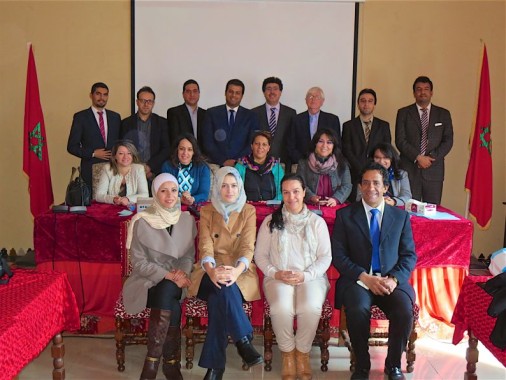 Rabat 2015 The MSTP course participants with Jan Janus and Jalil Taktak