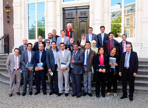 The Hague 2013 The participants of the third Matra South Training Programme in front of the Council of State