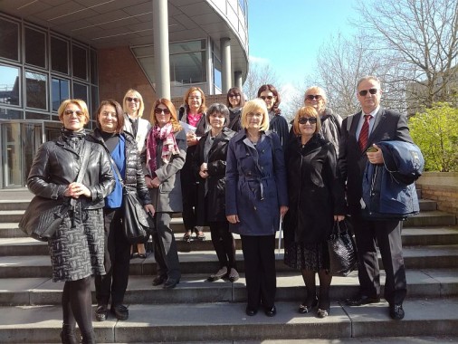 Croatian delegation at Training and Study Center for the Netherlands Judiciary (SSR) in Utrecht